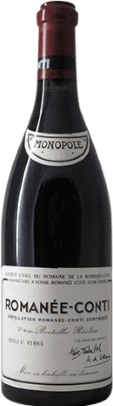 46 903,95 € Envoi gratuit | Vin rouge Romanée-Conti A.O.C. Romanée-Conti Bourgogne France Pinot Noir Bouteille 75 cl