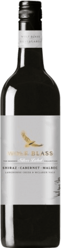 11,95 € Free Shipping | Red wine Wolf Blass Silver Cupatge Negre Aged I.G. McLaren Vale McLaren Vale Australia Bottle 75 cl