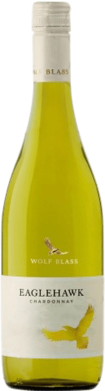 7,95 € 免费送货 | 白酒 Wolf Blass Eaglehawk Blanc 年轻的 I.G. Southern Australia 南澳大利亚 澳大利亚 Chardonnay 瓶子 75 cl