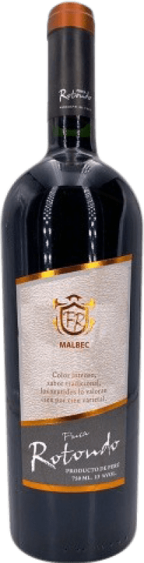 11,95 € Envío gratis | Vino tinto Finca Rotondo Crianza Perú Malbec Botella 75 cl