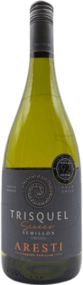 19,95 € Free Shipping | White Wine Aresti Trisquel Young I.G. Valle Central Valle de Curicó Chile Sémillon 75 cl