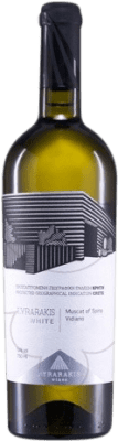 13,95 € Envío gratis | Vino blanco Lyrarakis Muscat Joven Grecia Moscatel Grano Menudo Botella 75 cl