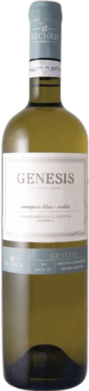9,95 € 免费送货 | 白酒 Kechris Genesis Dry 年轻的 希腊 Sauvignon White 瓶子 75 cl