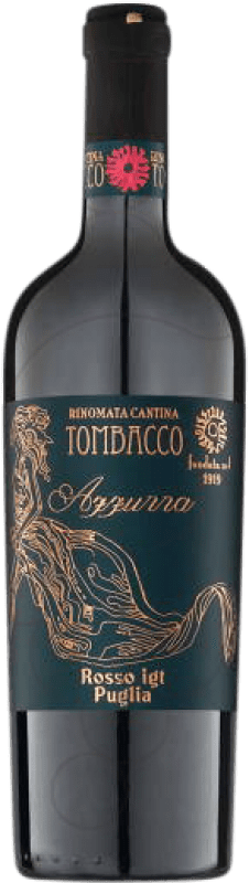 19,95 € 免费送货 | 红酒 Rinomata Cantina Tombacco Azzurra 岁 I.G.T. Puglia 普利亚大区 意大利 Zinfandel, Negroamaro 瓶子 75 cl