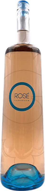 25,95 € Бесплатная доставка | Розовое вино O Rosé Camargue молодое A.O.C. Côtes du Roussillon Лангедок-Руссильон Франция Syrah — Сира, Garnacha — Гренаш, Cinsault — Сансо, Vermentino — Верментино Бутылка Магнум 1,5 L