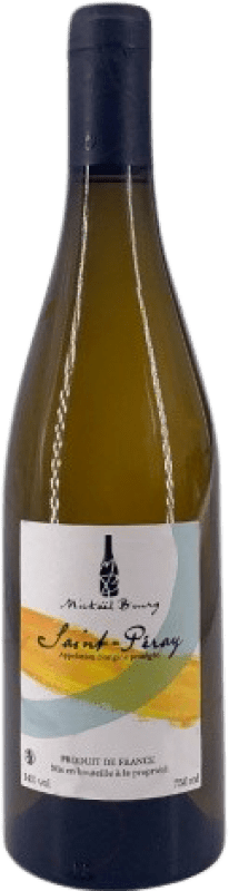 46,95 € Kostenloser Versand | Weißwein Mickael Bourg A.O.C. Saint-Péray Rhône Frankreich Marsanne Flasche 75 cl