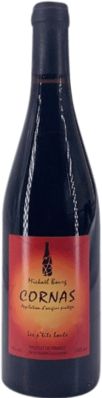 48,95 € Free Shipping | Red wine Mickael Bourg Les P'tits Bouts Aged A.O.C. Cornas Rhône France Syrah Bottle 75 cl