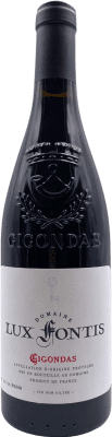 349,95 € 免费送货 | 红酒 Lux Fontis A.O.C. Gigondas 罗纳 法国 Grenache, Monastrell 瓶子 75 cl