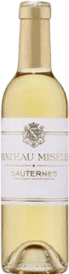 14,95 € Envío gratis | Vino generoso Château Miselle A.O.C. Sauternes Burdeos Francia Sauvignon Blanca, Sémillon, Muscadelle Media Botella 37 cl