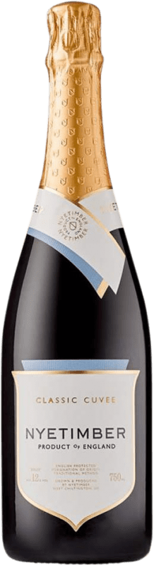 45,95 € Envoi gratuit | Vin Mousseux Blanc Nyetimber Brut Classique, Cuvée Grande Réserve Royaume-Uni Pinot Noir, Chardonnay, Pinot Meunier Bouteille 75 cl