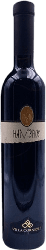 51,95 € Free Shipping | Fortified wine Villa Corniole Hambros Passito I.G.T. Vigneti delle Dolomiti Trentino-Alto Adige Italy Teroldego Bottle 75 cl