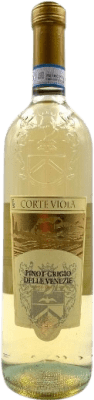 3,95 € Spedizione Gratuita | Vino bianco Corte Viola Giovane I.G.T. Veneto Veneto Italia Pinot Grigio Bottiglia 75 cl