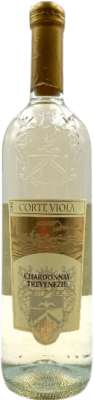 5,95 € Kostenloser Versand | Weißwein Corte Viola Jung I.G.T. Veneto Venetien Italien Chardonnay Flasche 75 cl