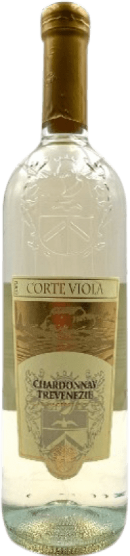 5,95 € Kostenloser Versand | Weißwein Corte Viola Jung I.G.T. Veneto Venetien Italien Chardonnay Flasche 75 cl