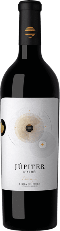 19,95 € Envoi gratuit | Vin rouge Júpiter Carmé Crianza D.O. Ribera del Duero Castille et Leon Espagne Bouteille 75 cl