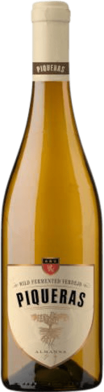 6,95 € Envío gratis | Vino Blanco Piqueras Wild Ferment D.O. Almansa Castilla la Mancha España Verdejo Botella 75 cl
