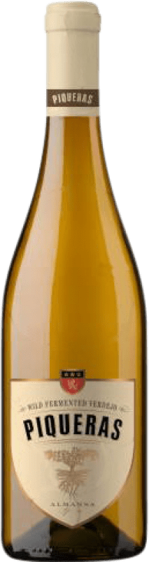 6,95 € Free Shipping | White wine Piqueras Wild Fermented D.O. Almansa Castilla la Mancha Spain Verdejo Bottle 75 cl
