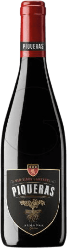 9,95 € Envío gratis | Vino Tinto Piqueras Crianza D.O. Almansa Castilla la Mancha España Garnacha Botella 75 cl