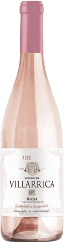6,95 € Envoi gratuit | Vin Rosé Señorío de Villarrica Jeune D.O.Ca. Rioja La Rioja Espagne Tempranillo, Grenache, Macabeo Bouteille 75 cl