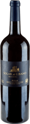 23,95 € Envío gratis | Vino tinto Castillo de Sajazarra Solar de Líbano Reserva D.O.Ca. Rioja La Rioja España Tempranillo, Garnacha, Graciano Botella Magnum 1,5 L