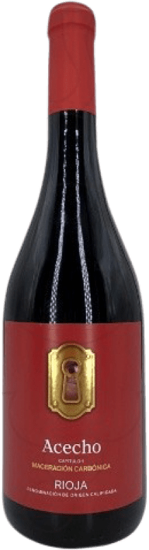 7,95 € 免费送货 | 红酒 Acecho Maceración Carbónica 年轻的 D.O.Ca. Rioja 拉里奥哈 西班牙 瓶子 75 cl