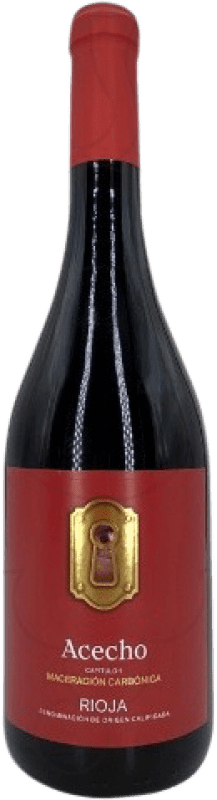 7,95 € Free Shipping | Red wine Acecho Maceración Carbónica Young D.O.Ca. Rioja The Rioja Spain Bottle 75 cl