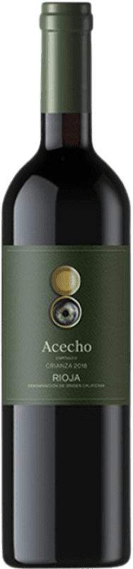 10,95 € Envío gratis | Vino tinto Acecho Crianza D.O.Ca. Rioja La Rioja España Botella 75 cl