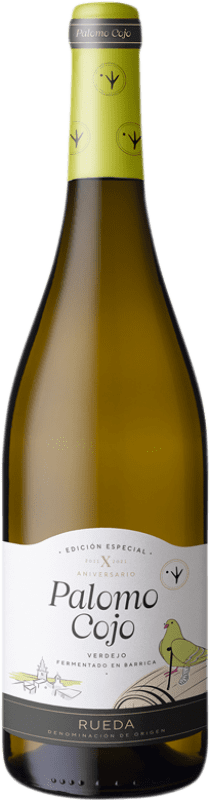 15,95 € Envoi gratuit | Vin Blanc Palomo Cojo Fermenté en Barrique D.O. Rueda Castille et Leon Espagne Verdejo Bouteille 75 cl