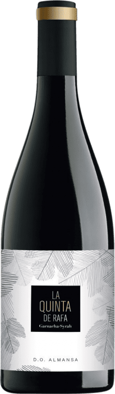 10,95 € Envío gratis | Vino tinto Volver La Quinta de Rafa Joven D.O. Almansa Castilla la Mancha España Syrah, Garnacha Tintorera Botella 75 cl