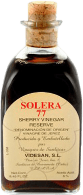 5,95 € Бесплатная доставка | Уксус Solera 77 Резерва D.O. Jerez-Xérès-Sherry Andalucía y Extremadura Испания Мини-бутылка 25 cl