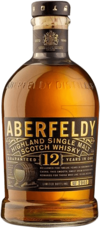 55,95 € Envoi gratuit | Single Malt Whisky Aberfeldy Golden Dram Highlands Royaume-Uni 12 Ans Bouteille 70 cl