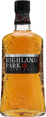 212,95 € 免费送货 | 威士忌单一麦芽威士忌 Highland Park 高地 英国 18 岁 瓶子 70 cl
