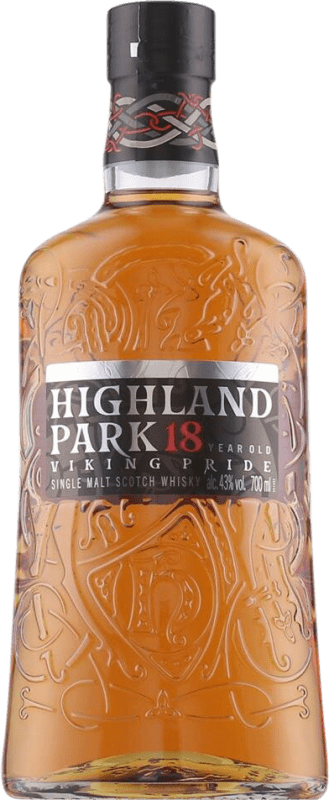 191,95 € 送料無料 | ウイスキーシングルモルト Highland Park ハイランド イギリス 18 年 ボトル 70 cl