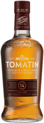 78,95 € Spedizione Gratuita | Whisky Single Malt Tomatin Port Cask Highlands Regno Unito 14 Anni Bottiglia 70 cl