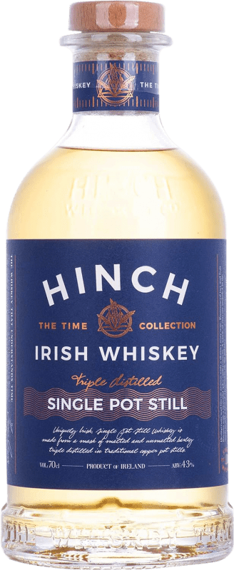 52,95 € Free Shipping | Whisky Blended Hinch Irish Single Pot Still Reserve Ireland Bottle 70 cl