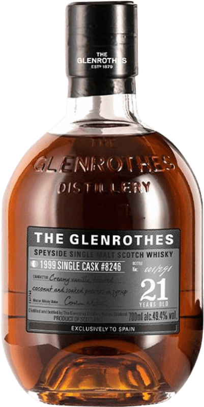 557,95 € Бесплатная доставка | Виски из одного солода Glenrothes Списайд Объединенное Королевство 21 Лет бутылка 70 cl