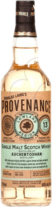 57,95 € Free Shipping | Whisky Single Malt Douglas Laing's Provenance Auchentoshan Lowlands United Kingdom 7 Years Bottle 70 cl