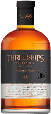 51,95 € Envio grátis | Whisky Single Malt Three Ships África do Sul 12 Anos 70 cl