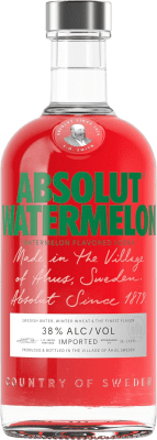 22,95 € Free Shipping | Vodka Absolut Watermelon Sweden Bottle 70 cl
