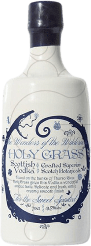 43,95 € Free Shipping | Vodka Dunnet Bay Holy Grass United Kingdom Bottle 70 cl