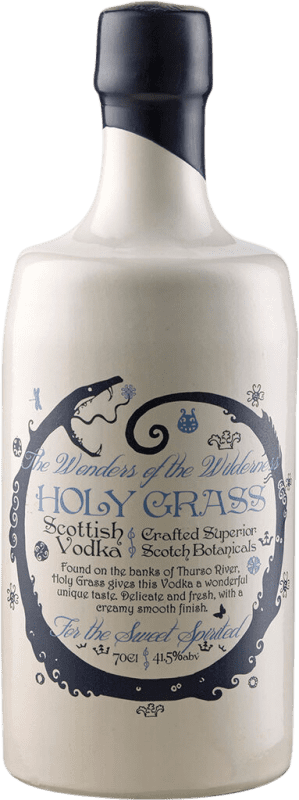 55,95 € Free Shipping | Vodka Dunnet Bay Holy Grass United Kingdom Bottle 70 cl