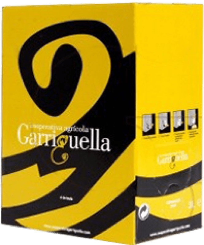 36,95 € Kostenloser Versand | Weißwein Garriguella Blanco Katalonien Spanien Macabeo Bag in Box 10 L