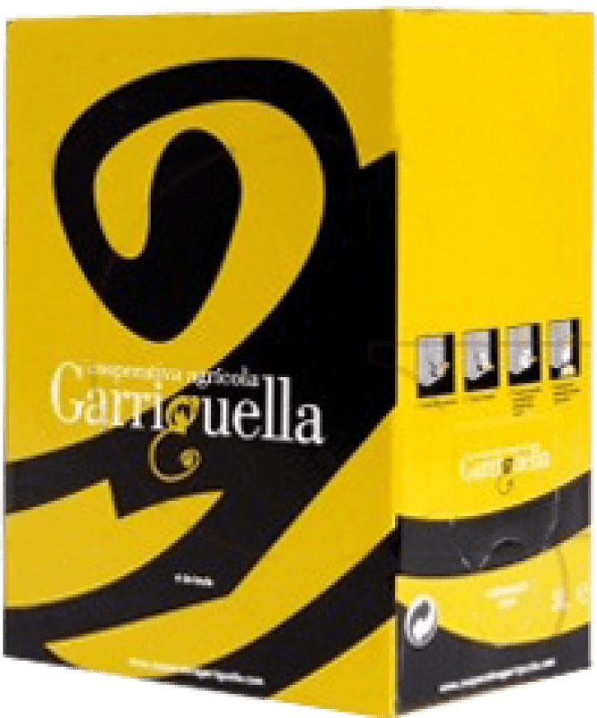 41,95 € Free Shipping | White wine Garriguella Blanco Catalonia Spain Macabeo Bag in Box 10 L