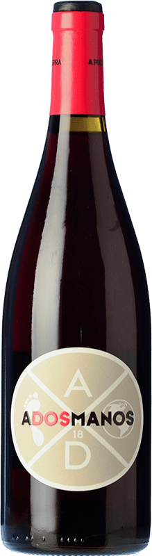 12,95 € Free Shipping | Red Wine A Pie de Tierra A Dos Manos D.O. Méntrida Castilla la Mancha Spain Garnacha — Grenache Bottle 75 cl