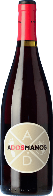 17,95 € Spedizione Gratuita | Vino rosso A Pie de Tierra A Dos Manos D.O. Méntrida Castilla-La Mancha Spagna Grenache Bottiglia 75 cl