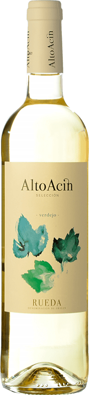 6,95 € Spedizione Gratuita | Vino bianco Moacin Alto Acín D.O. Rueda Castilla y León Spagna Verdejo Bottiglia 75 cl