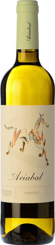 8,95 € Spedizione Gratuita | Vino bianco Pandora Ariabal D.O. Rueda Castilla y León Spagna Verdejo Bottiglia 75 cl