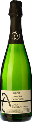 10,95 € 免费送货 | 白起泡酒 Montau de Sadurní Arrels Brut Nature 预订 D.O. Cava 加泰罗尼亚 西班牙 Macabeo, Xarel·lo, Parellada 瓶子 75 cl