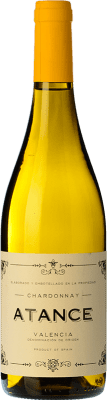 7,95 € Kostenloser Versand | Weißwein Risky Grapes Atance D.O. Valencia Valencianische Gemeinschaft Spanien Chardonnay 75 cl