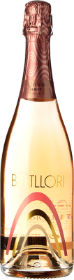 16,95 € Free Shipping | Rosé sparkling Finca Batllori Rosat Brut D.O. Cava Catalonia Spain Pinot Black Bottle 75 cl
